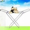 Foldable butterfly shape garment rack clothes drying rack 5