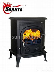 Smokeless Wood Stove with Back Boiler