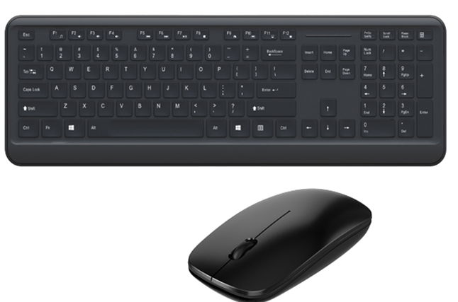 Shenzhen manufacture supply cheap wireless keyboard and mouse 3