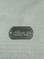 Custom Stainless Steel Metal Blank Military Dog ID Tag 5