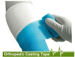 Orthopedic synthetic polyester medical casting tape