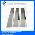 Cemented tungsten carbide staple fibre polyester blade cutter
