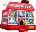 Inflatable hello kitty bounce house 1