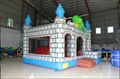 cheap and hot sale Crocodile classical inflatable bouncer and slide combo castle 3