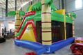 Newest and cheap Crocodile Classical inflatable bouncer and slide combo castle 1