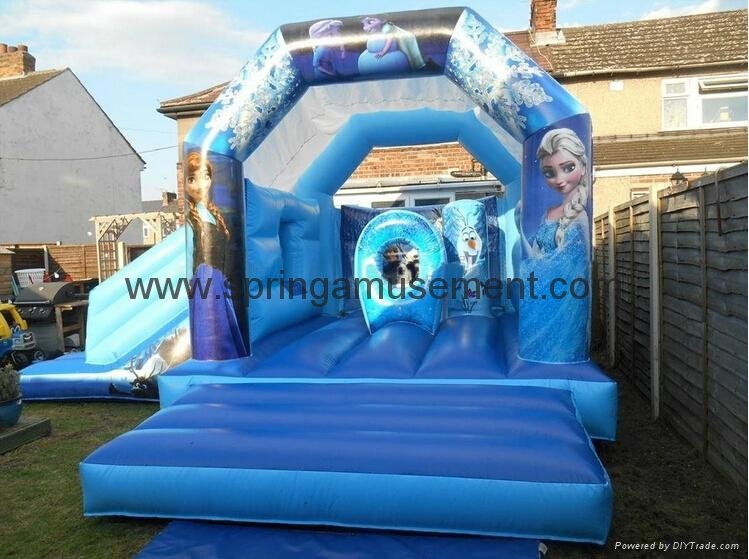cheap infatable bouncer with slide