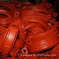 FM UL listed Ductile Iron Grooved Pipe Fittings and couplings 2