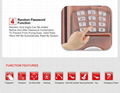 digital combination lock electronic keypad deadbolt                              4