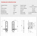 electronic keyless lock smart lock code lock 5