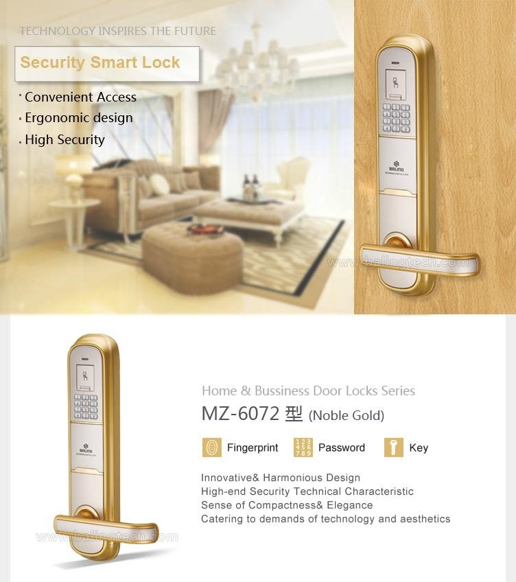 electronic keyless lock smart lock code lock 2