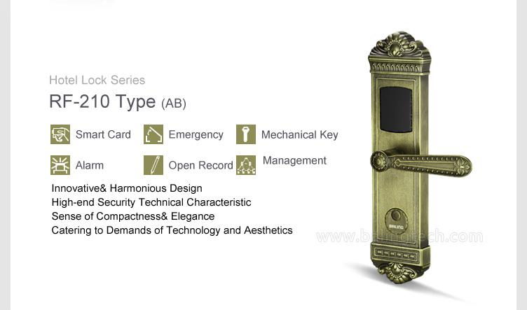 hotel card lock rf ID hotel room lock famous brand made in china 2