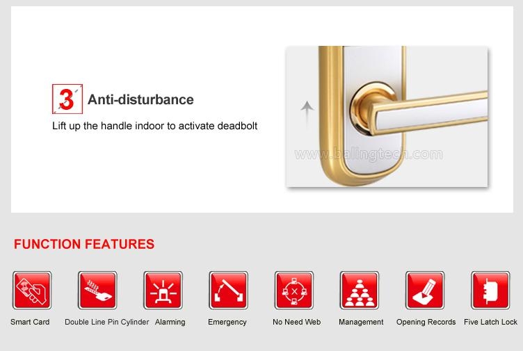 hotel locks suppliers hotel access locks rf hotel locks RF272