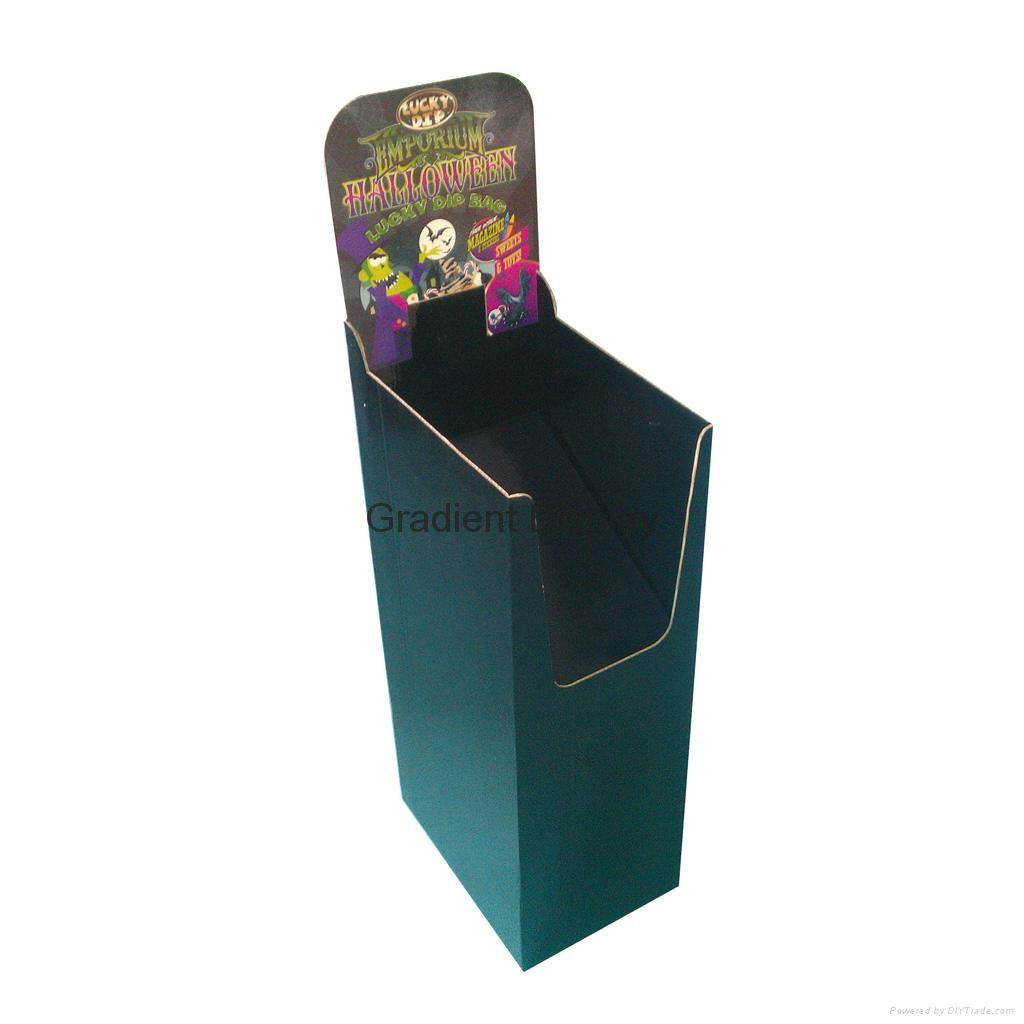 POP floor dump bin display stand for promotion in market 3