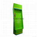 POP floor sidekick display stand paper display for promotion in market