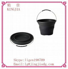 silicone collapsible bucket