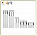 Cylinder Shaped Empty Lotion Bottles&Jars With Silver Cap Available In Various C 2