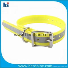 2015 Reflective TPU Nylon collar for guide dog