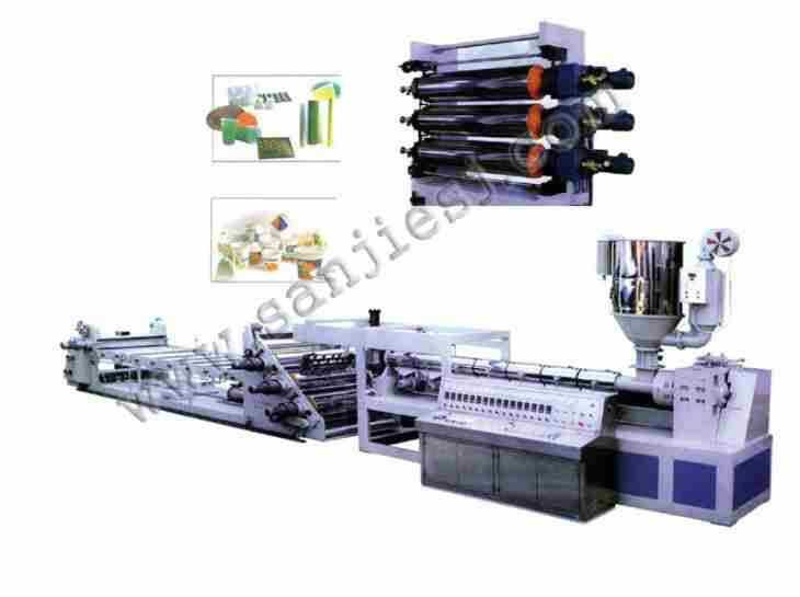 PVC Edge Bands Extrusion Line SJ65