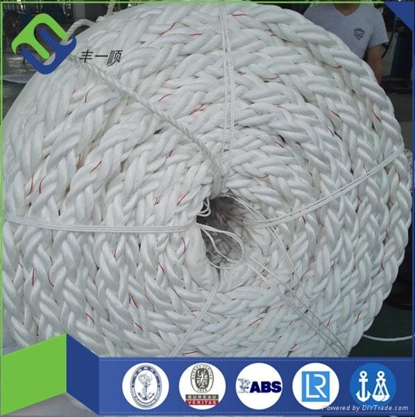 White color rope 2 inch polyester rope diameter
