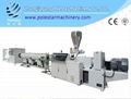 PE pipe extrusion line