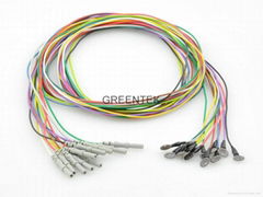 Greentek Coated Silver-Silver Chloride EEG electrodes