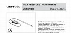 Italy GEFRAN ME1-6-M-B35D-1-4-D melt pressure sensor