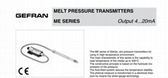  Italy Gefran ME2-6-H-B05C-2-3-D-B68 ME Melt pressure transducers and transmitte