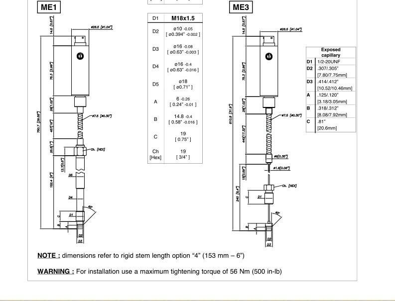  Italy Gefran ME2-6-H-B05C-2-3-D-B68 ME Melt pressure transducers and transmitte 4