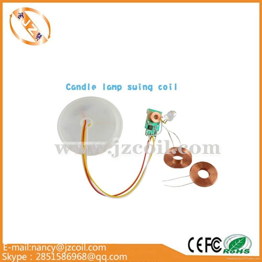 custom micro induction coil air core coil for Electronic candle coil