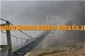 Cold resistant conveyor belt manufacture