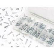 240pcs Galvalnized Hexagon Bolt and Nut Assortment