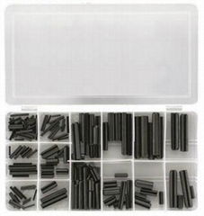 120pcs Black Roll Pin Assortment