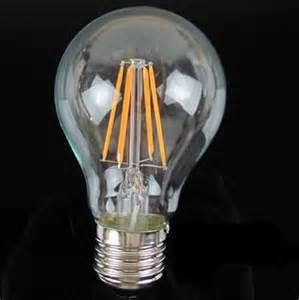 LED Filament Bulb Global A60 A19 2W 4W 6W 8W-dimmable 2