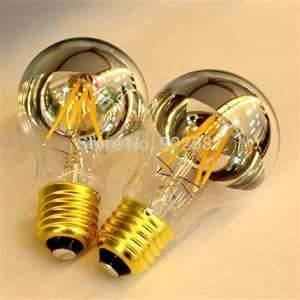 LED Filament Bulb - Half Silver -dimmable 4