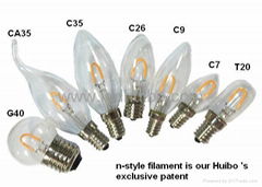 LED Filament Bulb -Patent item-dimmable