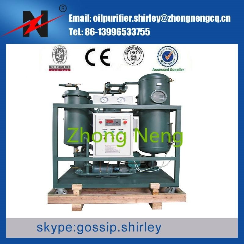 Used Turbine Oil Purifier Oil Cleaning System 
