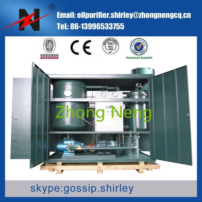 Used Turbine Oil Purifier Oil Cleaning System  2