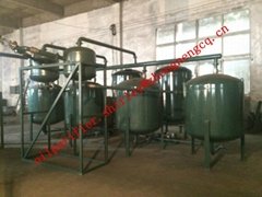 Waste Lubricant Oil Distillation System to Base Oil Machine