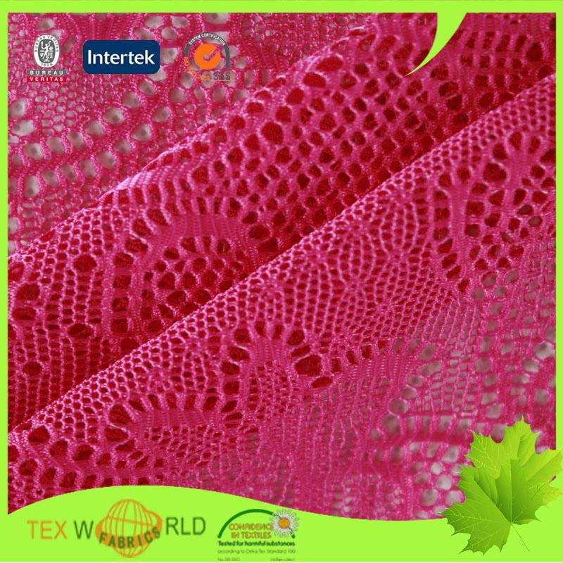 Knitting Stretch Jacquard Netting Fabric for Lingeire Garment (NEQ332