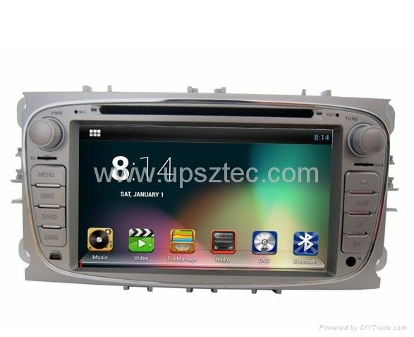 7" diginal panel quad core android system car DVD player for ford FOCUS 4