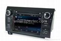 8" diginal panel quad core android system two din car DVD player for Toyota Sequ 4