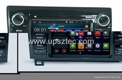 8" diginal panel quad core android system two din car DVD player for Toyota Sequ