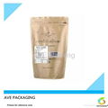 Stand up food plastic bag with zipper 1