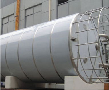 Large outdoor storage tank 