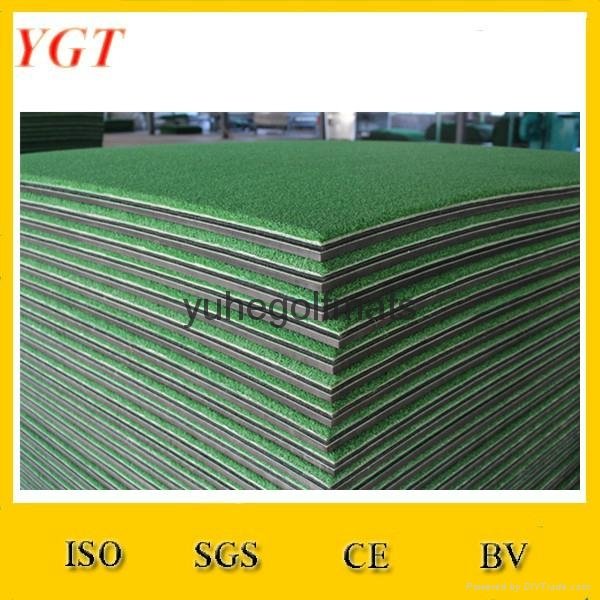 Good quality artificial grass rubber swing mat 5