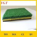 Yellow foam base golf practice mat  3