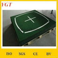 cross pattern golf practice mat for trainning 5