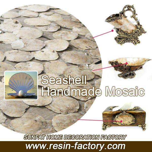 China Factory wholesale Antique home decoration item resin tissue box