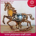 Country Type horse Style sculpture(Color Randomed) 