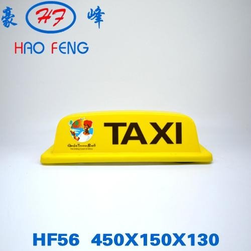 HF56 British shape strong magnetic taxi top light high light LED inside 3